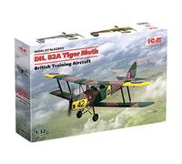 ICM 1/32 D.H. 82A TIGER MOTH BRITISH TRAINING AIRCRAFT (NEW MOLDS)