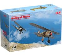 ICM DS3201 1/32 Battaglia di Malta (CR.42 Falco Cladiator Mk.II) Modello in plastica