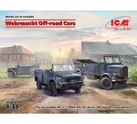 ICM DS3503 1/35 Wehrmacht Off-road Cars (Kfz.1, Horch 108 Typ 40, L1500A)
