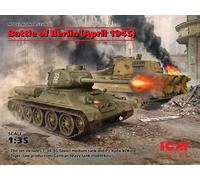 ICM 1/35 BATTLE OF BERLIN (APRIL 1945) (T-34-85 KING TIGER)