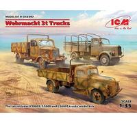 ICM DS3507 - 1:3 5 Wehrmacht 3t Camion (V3000S, Khd S3000, L3000S) - Nuovo