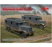 ICM DS3509 - 1:3 5 Wehrmacht Radio Camion (Henschel 33D1 Kfz.72 - Nuovo