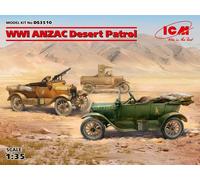 ICM DS3510 - 1:3 5 WWI Anzac Desert Patrol (Modello T Lcp ,Utility,Touring)