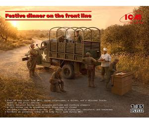 ICM DS3532 - 1:3 5 Festive Dinner On The Frontale Line (WWII US Esercito Kitchen