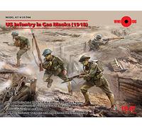 ICM 35704-4 Personaggi US Infantry in Gas Masks(1918)
