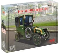 Type Ag 1910 London Taxi 1:24 Plastic Model Kit ICM