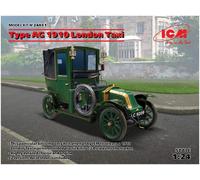Type Ag 1910 London Taxi 1:24 Plastic Model Kit ICM