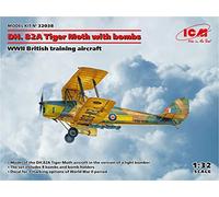 ICM 1/32 DH. 82A TIGER MOTH WITH BOMBS WWII BRITISH TRAINING AIRCRAFT