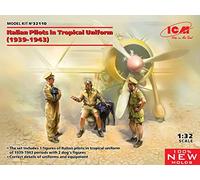 Italian Pilots In Tropical Uniform (1939-1943) (100% New Molds) 1:32 Plastic Kit