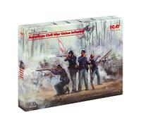 ICM 35020 American Civil War Union Infantry 1:35 modellismo