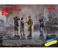 ICM ICM35751 JOURNALISTS IN WAR 4 FIGURES KIT 1:35 Modellino