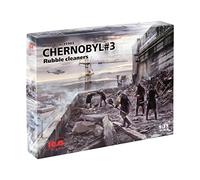 Chernobyl #3. Rubble Cleaners (5 Figures) 1:35 Plastic Model Kit 35903 ICM