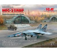 ICM ICM72174 MIG-25 RBF SOVIET RECONNAISSANCE PLANE KIT 1:72 Modellino