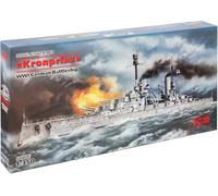 ICM Modelli ICM ICMS003 S.003-WWI Nave da Guerra Tedesca Kronprinz in Scala Modella, Nero