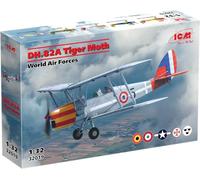 ICM - Modello Aereo Dh.82a Tiger Moth World Air Forces |icm|32019| 1:32 Modello Carro Promo
