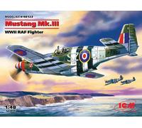 ICM MUSTANG Mk.III WWII RAF FIGHTER KIT 1:48