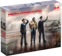 WWII Pilots Of British Naval Aviation (100% New Molds) 1:32 Plastic Model Kit