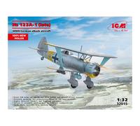 ICM Plastic Kits Kit Aereo Hs 123A-1 (Late) 1:32 WWII Tedesco Attacco
