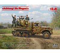 ICM SCALA 1:35 KIT MODELLINO CAMION MILITARE ACHTUNG SIE FLIEGEN SD.KFZ.3B