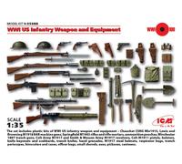 ICM WWI US INFANTRY WEAPON AND EQUIPMENT KIT 1:35