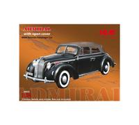 ICM24022 - ICM 1:24 - Admiral Cabriolet Soft Top, auto tedesca della Seconda Guerra Mondiale