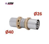 ICMA 400 - Manicotto giunto ridotto 40x26 diritto doppio - SEMPITER®