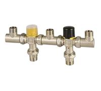 ICMA KIT VALVOLA DEVIATRICE E MISCELATORE TERMOSTATICO SOLARE 3/4"