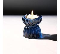 ICNBUYS Dancing Lady Tealight Holder - Elegante portacandele per le donne, decorazione domestica multicolore, empowering femminismo candela nero blu resint altezza 7,6 cm