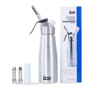ICO 500ml Alluminio Sifone per Spume/Dosatori Panna e Creme Calde o Fredde