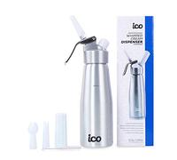 ICO 500ml Alluminio Sifone per Spume/Dosatori Panna e Creme Calde o Fredde