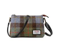 ICObuty Harris Tweed Borsa a tracolla da donna piccola borsa a tracolla con tracolla regolabile, Macleod, Medium