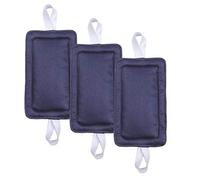 ICObuty Silenziatore per porta e jammer - Confezione da 3 cuscini per la riduzione del rumore per la sicurezza del bambino - 8,1 x 14 cm (blu navy)