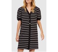 ICode Black And Ecru Knit Buttoned Sailor-stripe Dress Taglia: 36 | Abiti in T-Shirt Outlet | Donna | Marrone