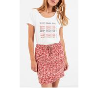ICode Candy Red Mini-letter Print Short Skirt Taglia: 34 | Minigonne Outlet | Donna | Rosso