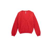 ICode Crimson Red Fine Lurex Knit Sweater Taglia: M | Outlet | Donna | Rosso