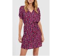 ICode Dark Red Tachist Print Dress Taglia: 36 | Abiti Mini Outlet | Donna | Rosso