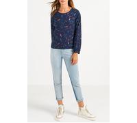 ICode Navy Blouse With Arty Pencilled Print Taglia: XS | Magliette intime Outlet | Donna | Blu