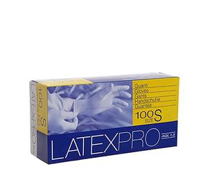 Icoguanti Latex Pro 100 guanti monouso in lattice di gomma naturale S