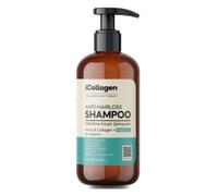 iCollagen - Shampoo al collagene con ortica e prebiotico, shampoo per la cura dei capelli per capelli grassi e capelli deboli, formula per la pulizia del cuoio capelluto