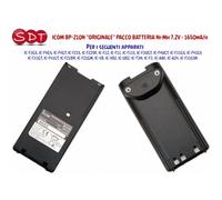 ICOM BP-210N "ORIGINALE" PACCO BATTERIA Ni-Mh 7.2V - 1650mA/h PER ICOM IC-T3H/V8