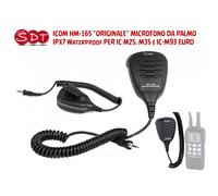 ICOM HM-165 ORIGINALE MICROFONO DA PALMO IPX7 Waterproof PER IC M25, M35 e IC-M9
