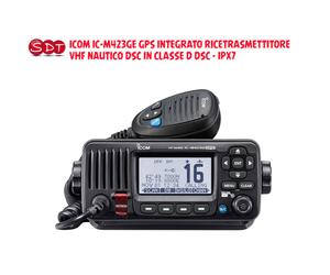 ICOM IC-M423GE GPS INTEGRATO RICETRASMETTITORE VHF NAUTICO DSC IN CLASSE D DSC -