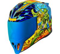 Icon Airflite Bugoid Blitz Casco 3XL Blu