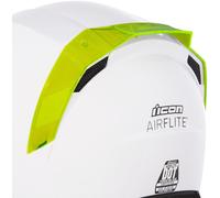 Icon Airflite Dayglow Neon Spoiler posteriore, giallo per maschi