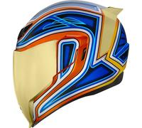 Icon Airflite El Centro Casco, blu/arancione, Taglia XS (53/54)