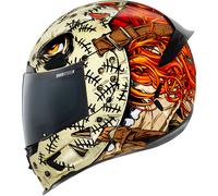 Icon Airframe Pro TopShelf, casco integrale S female Rosso/Marrone/Bianco