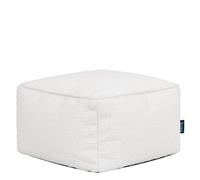 icon Amara Bouclé Pouf Poggiapiedi, Pouf Sgabello e Riempimento, Crema