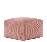 icon Amara Poggiapiedi, Pouf Poltrona per Adulti con Riempimento Inclusa, Tessuto Velluto a Coste, Piccola Pouf Sacco, Sgabello, Camera da Letto, Soggiorno, Mobili per il Soggiorno, Rosa