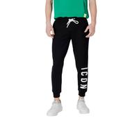 Icon Black Cotton Joggers Workout Pant - IT42 | XS