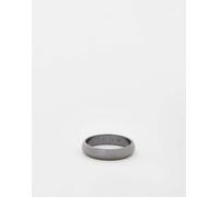 Icon Brand - Anello a fascia piombo-Argento M-L